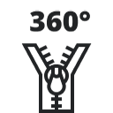 Madras med fuldt aftageligt betræk