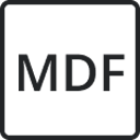 MDF-belagt
